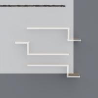 Kenzlife kitaplık mediha 015*060*20*3 crd duvar rafı