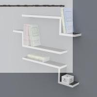 Kenzlife kitaplık mediha 015*060*20*3 gri duvar rafı
