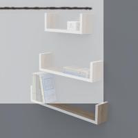 Kenzlife kitaplık müjgan 012*060-045-030*20 crd duvar rafı