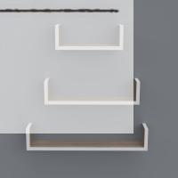 Kenzlife kitaplık müjgan 012*060-045-030*20 crd duvar rafı