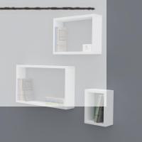 Kenzlife kitaplık neslişah 030*060*20*3 byz duvar rafı