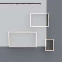 Kenzlife kitaplık neslişah 030*060*20*3 crd duvar rafı