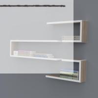 Kenzlife kitaplık nevres 060*100*20 crd duvar rafı
