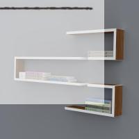 Kenzlife kitaplık nevres 060*100*20 cvz duvar rafı