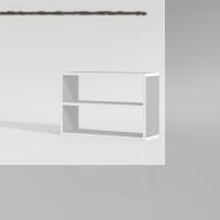 Kenzlife kitaplık nihan 040*060*20 gri duvar rafı