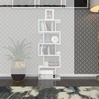 Kenzlife kitaplık raf diba1 byz 129X040x19 banyo kiler ofis (m)