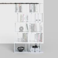 Kenzlife kitaplık raf diba2 byz 129X080x19 banyo kiler ofis (m)