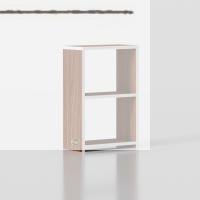 Kenzlife kitaplık süper ga 060*40*19 cvz 2 katlı tek bölme ofis mutfak banyo dolabı arkalıksız