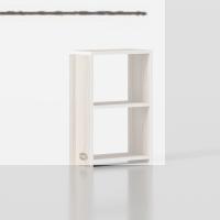 Kenzlife kitaplık süper ga 060*40*19 crd 2 katlı tek bölme ofis mutfak banyo dolabı arkalıksız