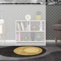 Kenzlife kitaplık süper ga 060*80*19 crd 2 katlı tek bölme ofis mutfak banyo dolabı arkalıksız