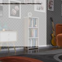 Kenzlife kitaplık süper ga 090*40*19 crd 3 katlı tek bölme ofis mutfak banyo dolabı arkalıksız
