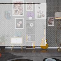 Kenzlife kitaplık süper ga 120*40*19 cvz 4 katlı tek bölme ofis mutfak banyo dolabı arkalıksız