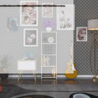 Kenzlife kitaplık süper ga 120*40*19 crd 4 katlı tek bölme ofis mutfak banyo dolabı arkalıksız