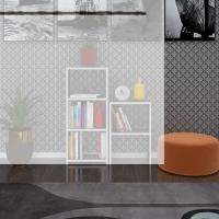 Kenzlife kitaplık süper ga 150*40*19 gri 5 katlı tek bölme çift bölme opsiyonlu ofis mutfak banyo dolabı arkalıksız