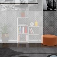 Kenzlife kitaplık süper ga 150*40*19 crd 5 katlı tek bölme çift bölme opsiyonlu ofis mutfak banyo dolabı arkalıksız