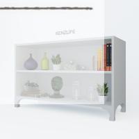 Kenzlife kitaplık tuğçe 048*090*020 byz ayaklı mutfak dolabı banyo ofis ayakkabılık kiler