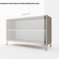 Kenzlife kitaplık tuğçe 048*090*020 crd ayaklı mutfak dolabı banyo ofis ayakkabılık kiler