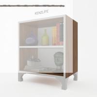 Kenzlife kitaplık tuğçe 068*030*020 cvz ayaklı mutfak dolabı banyo ofis ayakkabılık kiler