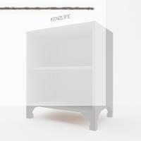 Kenzlife kitaplık tuğçe 068*040*020 byz ayaklı mutfak dolabı banyo ofis ayakkabılık kiler