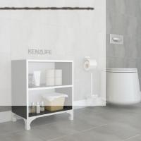 Kenzlife kitaplık tuğçe 068*060*020 gri ayaklı mutfak dolabı banyo ofis ayakkabılık kiler