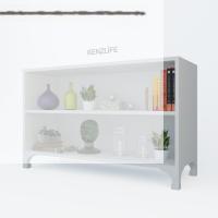 Kenzlife kitaplık tuğçe 068*090*020 byz ayaklı mutfak dolabı banyo ofis ayakkabılık kiler