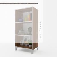 Kenzlife kitaplık tuğçe 108*040*020 cvz ayaklı mutfak dolabı banyo ofis ayakkabılık kiler
