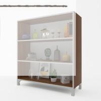 Kenzlife kitaplık tuğçe 108*090*020 cvz ayaklı mutfak dolabı banyo ofis ayakkabılık kiler
