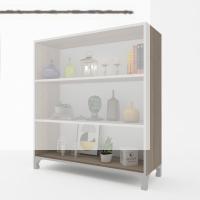 Kenzlife kitaplık tuğçe 108*090*020 crd ayaklı mutfak dolabı banyo ofis ayakkabılık kiler