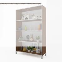Kenzlife kitaplık tuğçe 128*090*020 cvz ayaklı mutfak dolabı banyo ofis ayakkabılık kiler