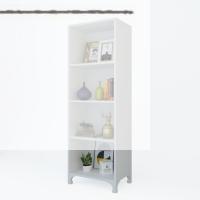Kenzlife kitaplık tuğçe 148*040*020 byz ayaklı mutfak dolabı banyo ofis ayakkabılık kiler