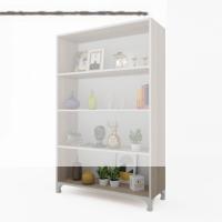 Kenzlife kitaplık tuğçe 148*090*020 crd ayaklı mutfak dolabı banyo ofis ayakkabılık kiler
