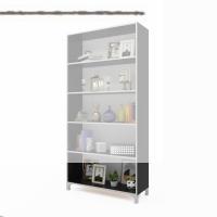 Kenzlife kitaplık tuğçe 168*090*020 gri ayaklı mutfak dolabı banyo ofis ayakkabılık kiler