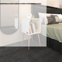 Kenzlife komodin biterge byz 74*39*39 ahşap ayaklı komidin kitaplık(m)