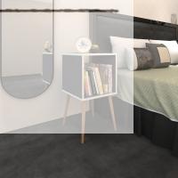 Kenzlife komodin biterge gri 74*39*39 ahşap ayaklı komidin kitaplık