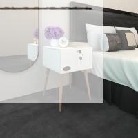 Kenzlife komodin çıntay byz 57*39*39 çekmeceli kilitli ahşap ayaklı komidin