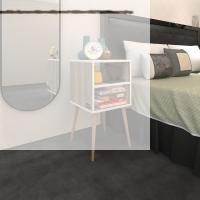 Kenzlife komodin erkeli crd 74*39*39 ahşap ayaklı komidin kitaplık