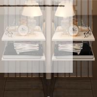 Kenzlife komodin guiseppe 2 li set byz komidin 39*19 2 parça duvara monte askı aparatlı (mng)