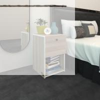 Kenzlife komodin izumi crd 60*39*39 komidin kitaplık ayakkabılık kapaklı arkalıklı