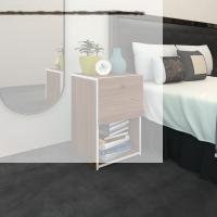 Kenzlife komodin izumi cvz 60*39*39 komidin kitaplık ayakkabılık kapaklı arkalıklı