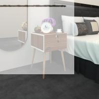 Kenzlife komodin kazuki cvz 60*39*39 komidin ahşap ayaklı kitaplık ayakkabılık kapaklı arkalıklı