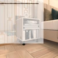 Kenzlife komodin matti crd 48*40*40 ayarlı ayaklı komidin kitaplık