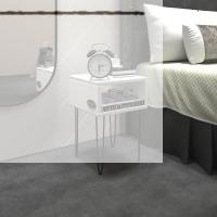 Kenzlife komodin ortense byz komidin 44*29*29 metal ayaklı orta zigon sehpa minik boy (m)