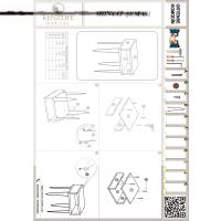 Kenzlife komodin ortense byz komidin 44*29*29 metal ayaklı orta zigon sehpa minik boy (m)