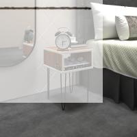 Kenzlife komodin ortense cvz komidin 44*29*29 metal ayaklı orta zigon sehpa minik boy (m)