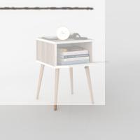 Kenzlife komodin tora crd 60*39*39 komidin ahşap ayaklı kitaplık ayakkabılık kapaklı arkalıklı