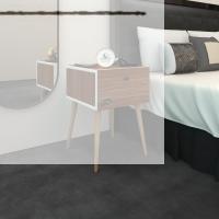 Kenzlife komodin tora cvz 60*39*39 komidin ahşap ayaklı kitaplık ayakkabılık kapaklı arkalıklı