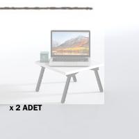 Kenzlife laptop dizüstü bilgisayar sehpası tankutay byz 2 li set 20*39*39 yemek sofra siyah ayak
