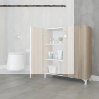 Kenzlife 2 kapılı dolap çilem 088*070*032 crd kilitli ayaklı banyo mutfak ofis kitaplık ayakkabılık kiler