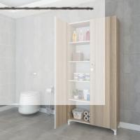 Kenzlife 2 kapılı dolap çilem 188*090*032 crd kilitli ayaklı banyo mutfak ofis kitaplık ayakkabılık kiler