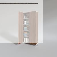 Kenzlife 2 kapılı dolap çilem 188*090*032 cvz kilitli ayaklı banyo mutfak ofis kitaplık ayakkabılık kiler